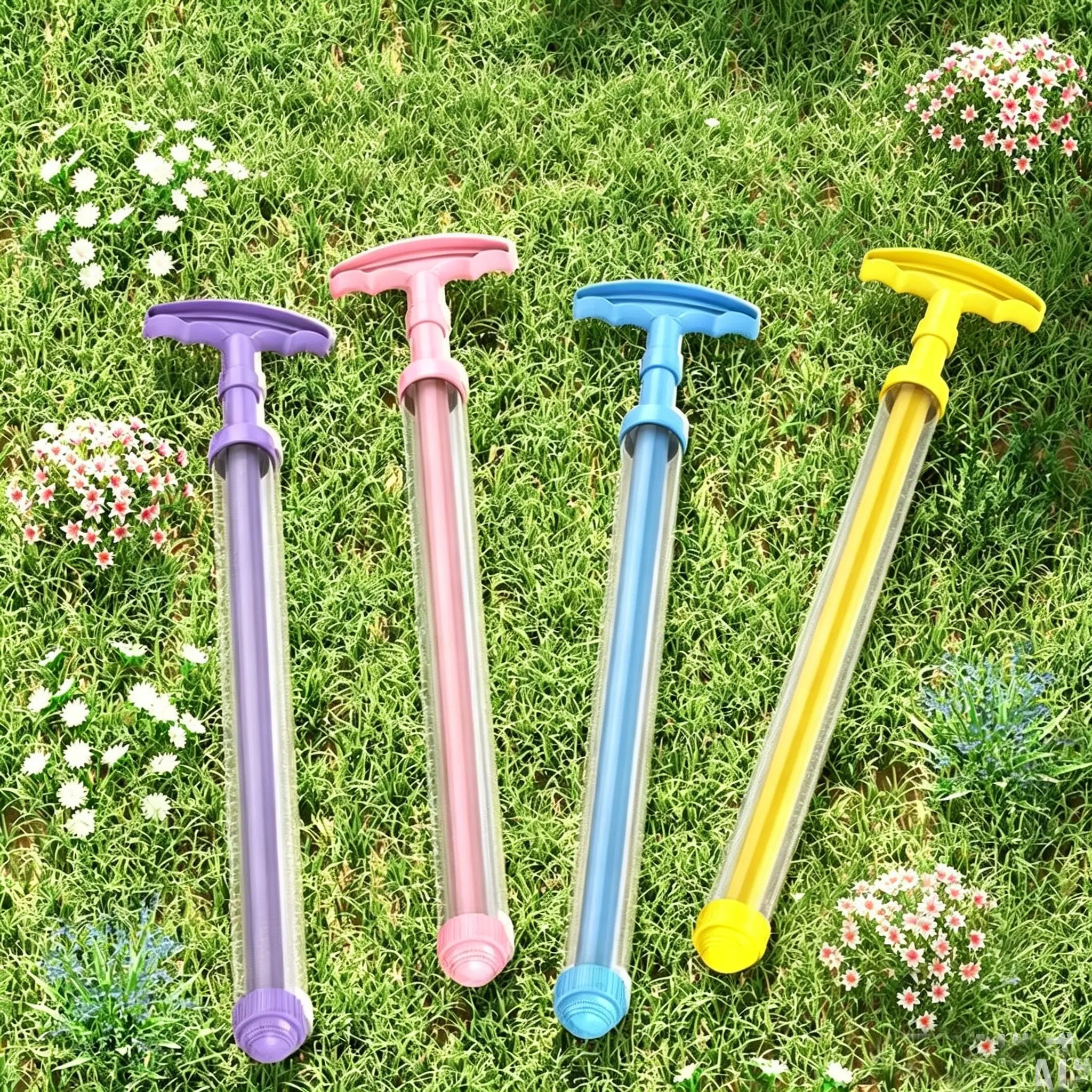 Telescopic Pink Water Gun for Summer Outdoor Pool and Beach Activities
