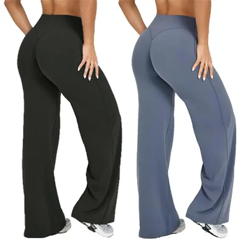 DENFY Softmotion Women's Straight Leg Fitness Leggings with 31" Inseam for Gym, Yoga, and Outdoor Activities