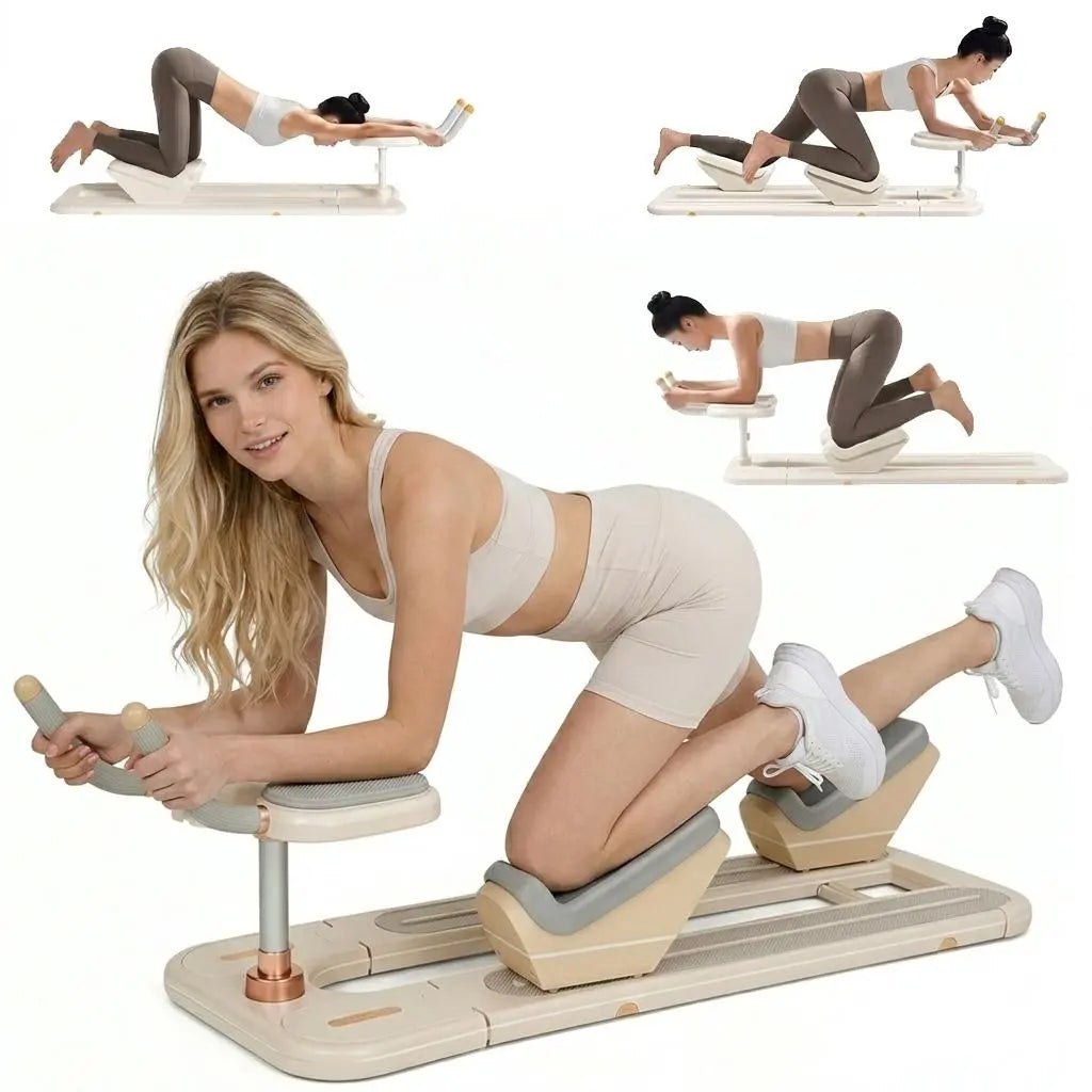 Multi-Functional Ab Workout Board - Versatile Detachable Back Twisting Abdominal Trainer with Adjustable Features for Stair Climbing, Leg Stretching, and Core Muscle Activation