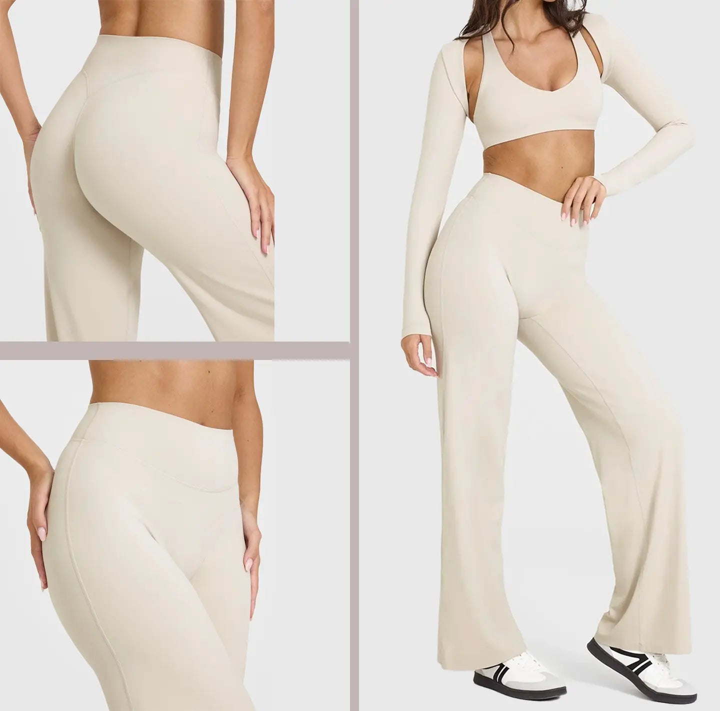 DENFY Softmotion Women's Straight Leg Fitness Leggings with 31" Inseam for Gym, Yoga, and Outdoor Activities