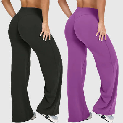DENFY Softmotion Women's Straight Leg Fitness Leggings with 31" Inseam for Gym, Yoga, and Outdoor Activities