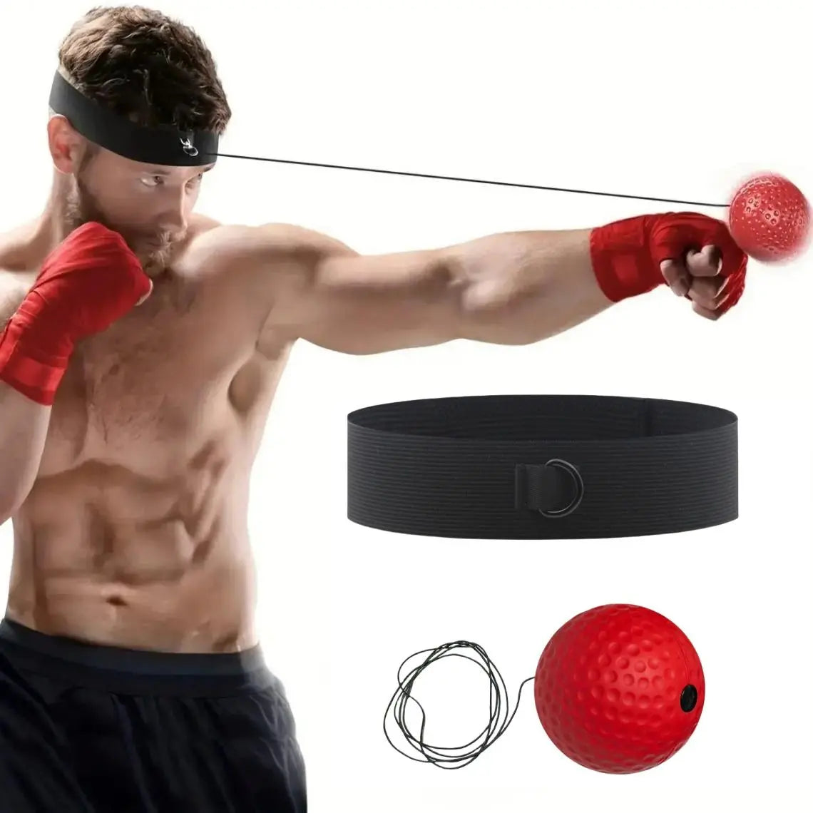Boxing Reflex Ball - Enhance Reaction Speed and Hand-Eye Coordination Training Equipment for Home Use, Ideal Gift for Men