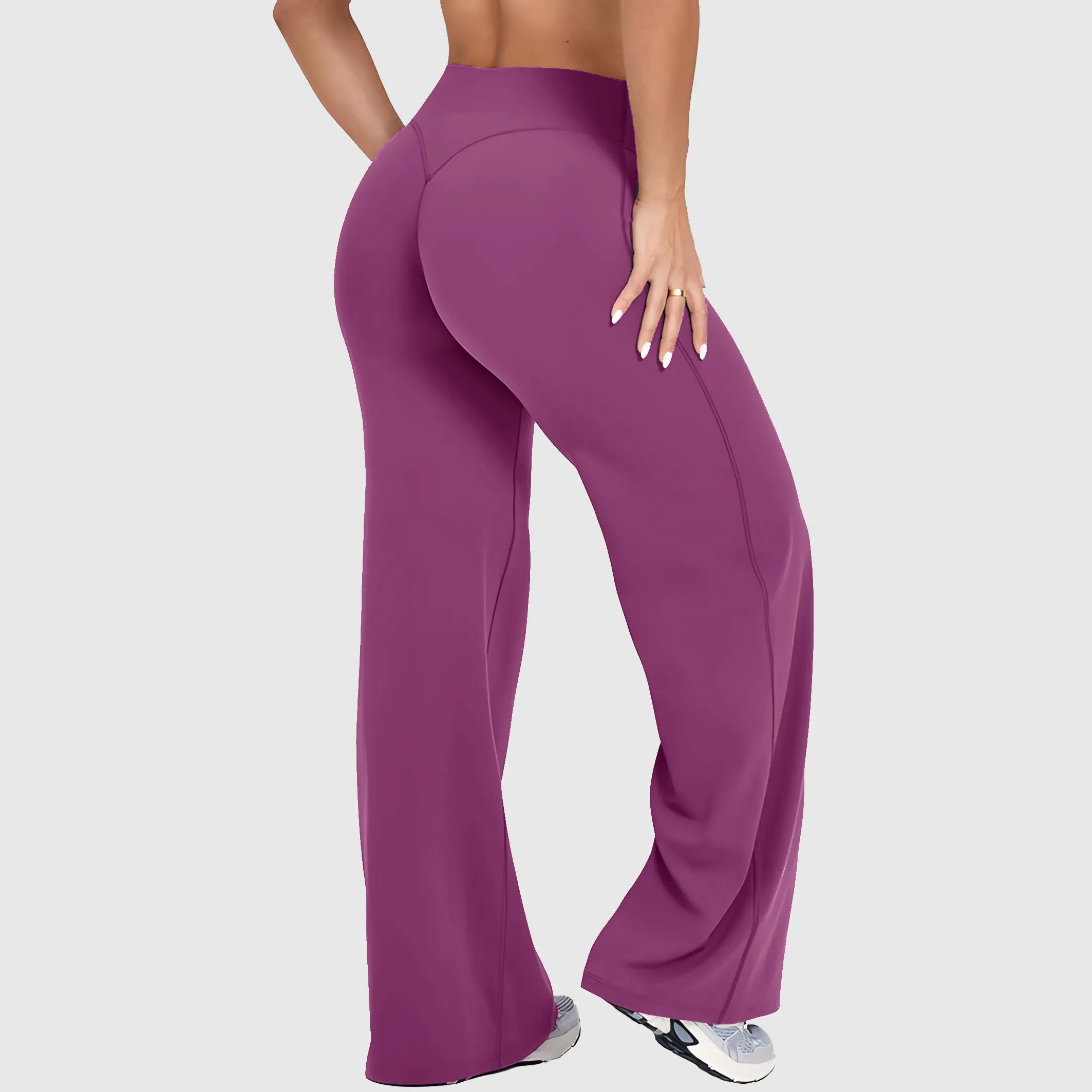 DENFY Softmotion Women's Straight Leg Fitness Leggings with 31" Inseam for Gym, Yoga, and Outdoor Activities