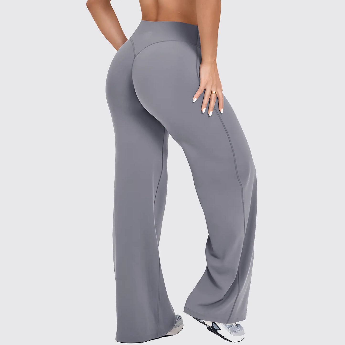 DENFY Softmotion Women's Straight Leg Fitness Leggings with 31" Inseam for Gym, Yoga, and Outdoor Activities