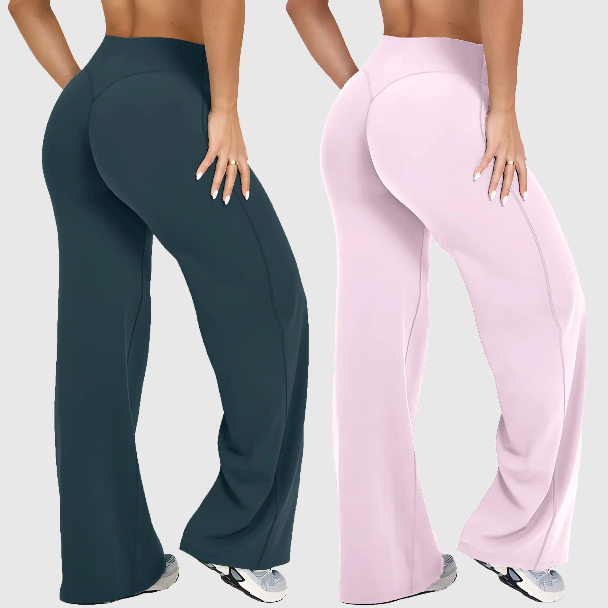 DENFY Softmotion Women's Straight Leg Fitness Leggings with 31" Inseam for Gym, Yoga, and Outdoor Activities