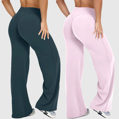 DENFY Softmotion Women's Straight Leg Fitness Leggings with 31" Inseam for Gym, Yoga, and Outdoor Activities