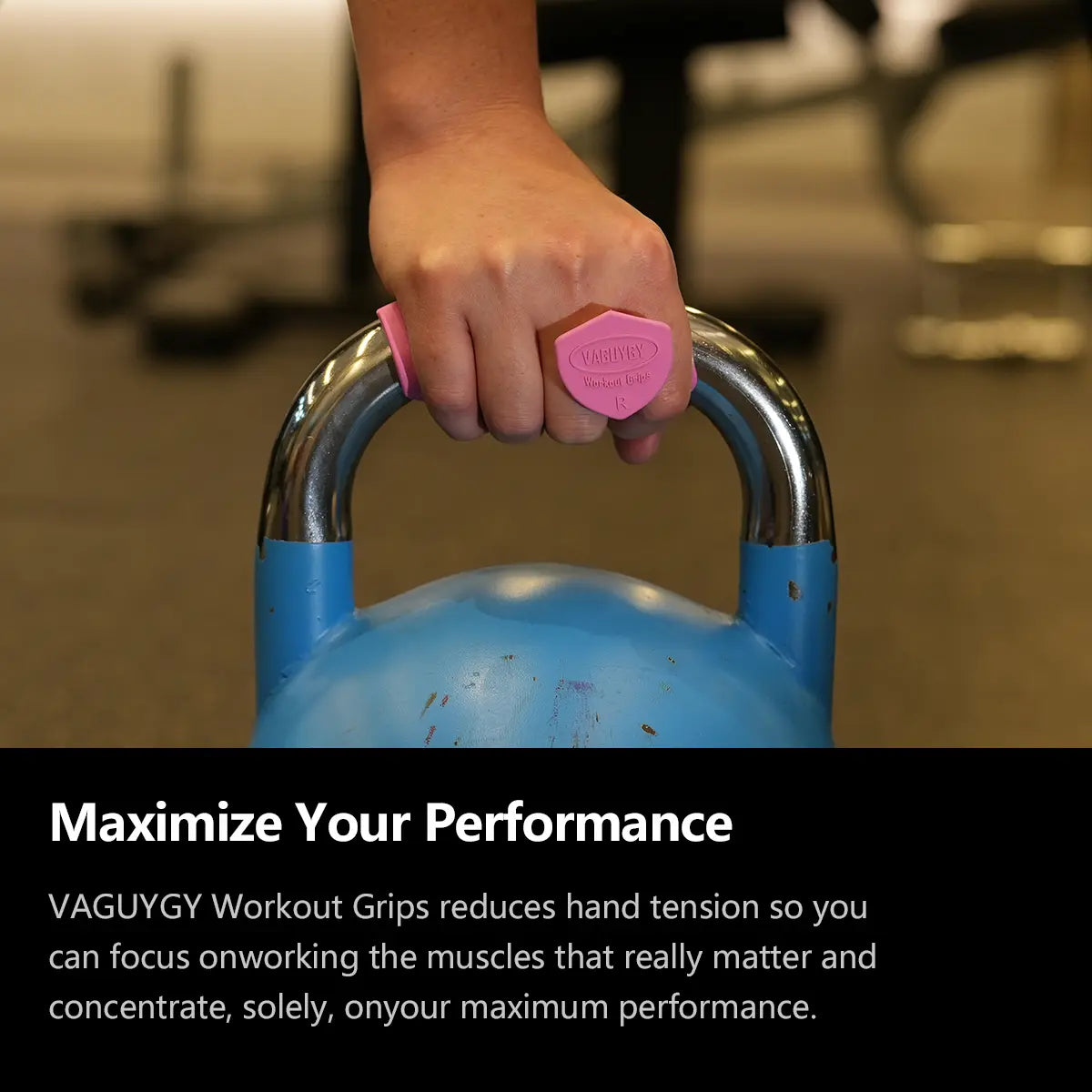 VAGUYGY Maxgrip Workout Grip for Enhanced Strength and Performance with Anatomical Design