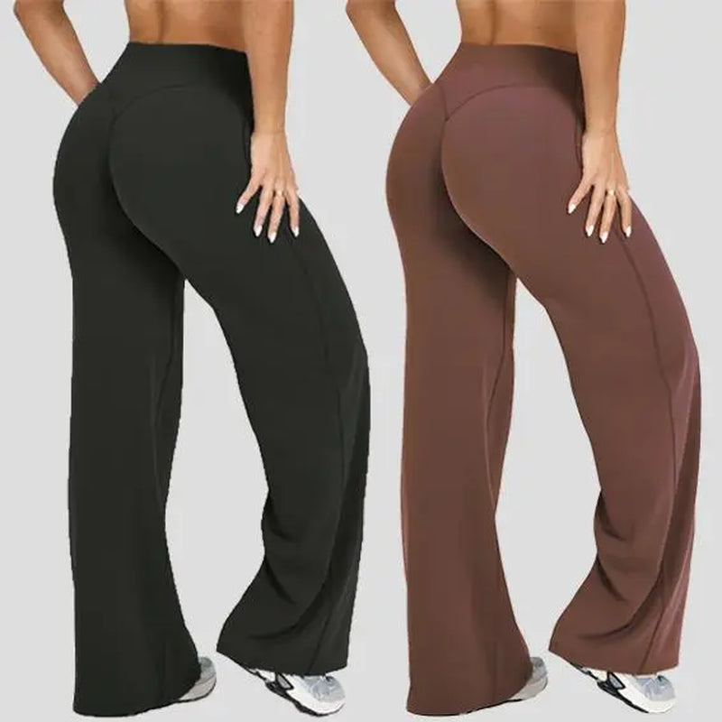 DENFY Softmotion Women's Straight Leg Fitness Leggings with 31" Inseam for Gym, Yoga, and Outdoor Activities