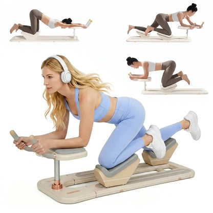 Multi-Functional Ab Workout Board - Versatile Detachable Back Twisting Abdominal Trainer with Adjustable Features for Stair Climbing, Leg Stretching, and Core Muscle Activation
