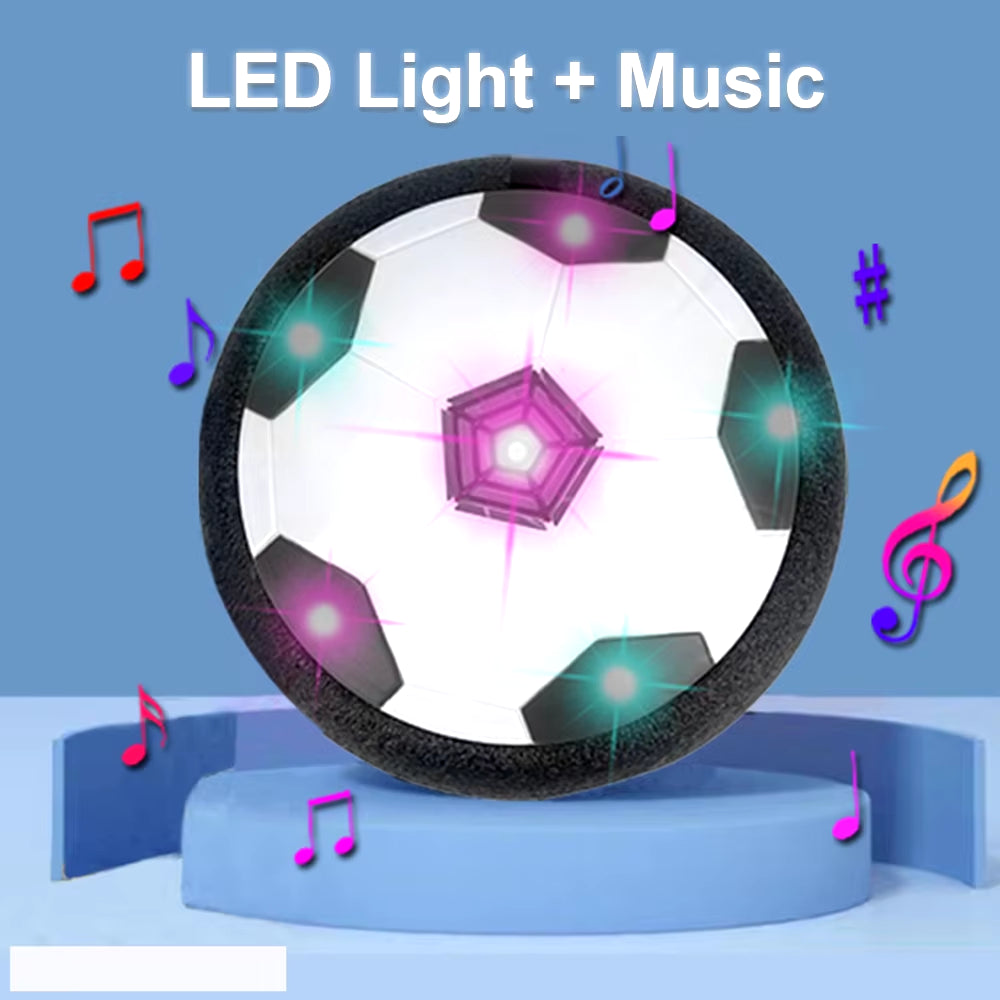 Electric Hover Soccer Ball for Kids - LED Light and Music Floating Football Outdoor Game
