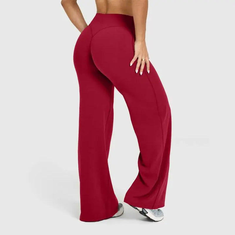 DENFY Softmotion Women's Straight Leg Fitness Leggings with 31" Inseam for Gym, Yoga, and Outdoor Activities