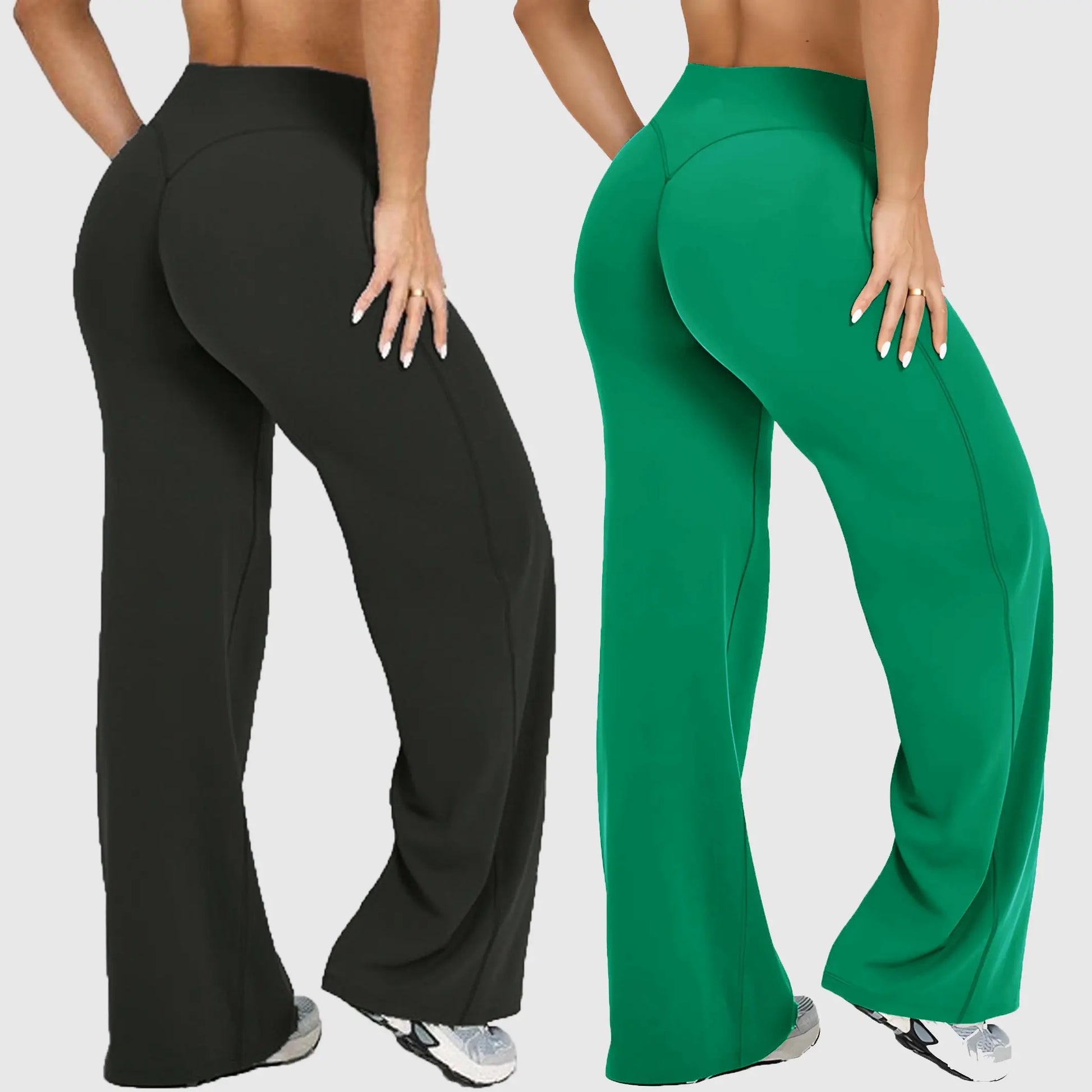 DENFY Softmotion Women's Straight Leg Fitness Leggings with 31" Inseam for Gym, Yoga, and Outdoor Activities