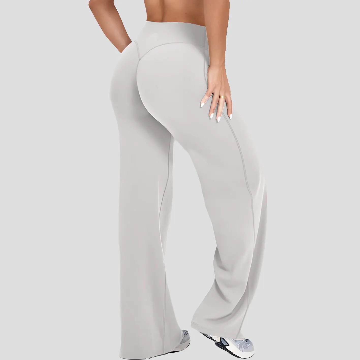 DENFY Softmotion Women's Straight Leg Fitness Leggings with 31" Inseam for Gym, Yoga, and Outdoor Activities