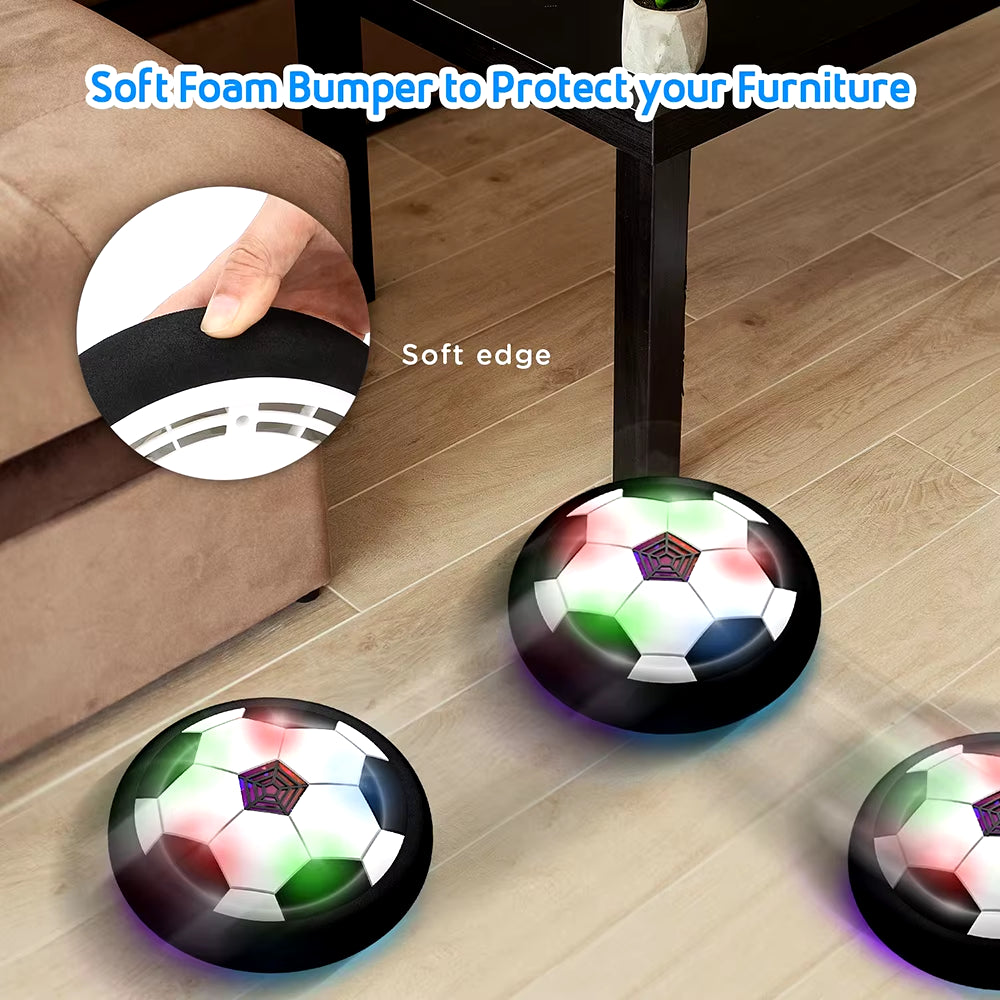 Electric Hover Soccer Ball for Kids - LED Light and Music Floating Football Outdoor Game