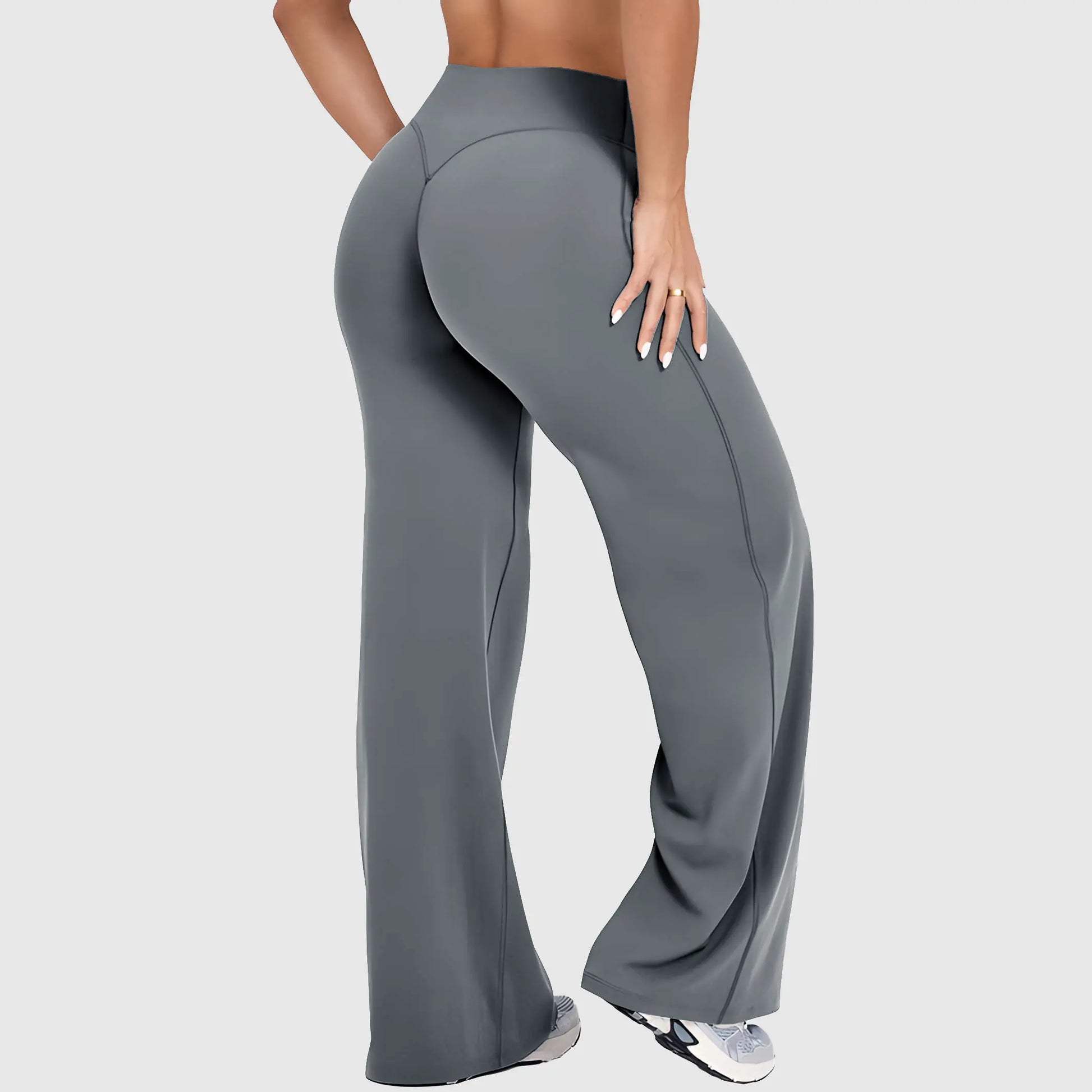 DENFY Softmotion Women's Straight Leg Fitness Leggings with 31" Inseam for Gym, Yoga, and Outdoor Activities