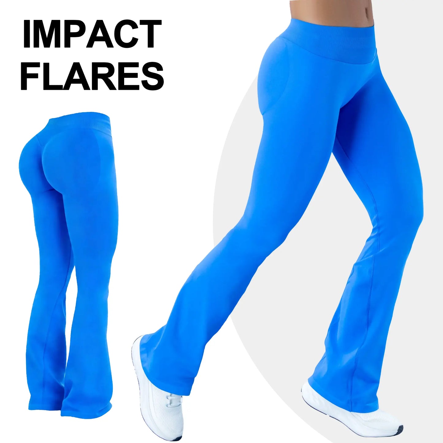 GYMER IMPACT Women's Butt Lifting Workout Pants - Slim Fit Tummy Control Yoga Sportswear