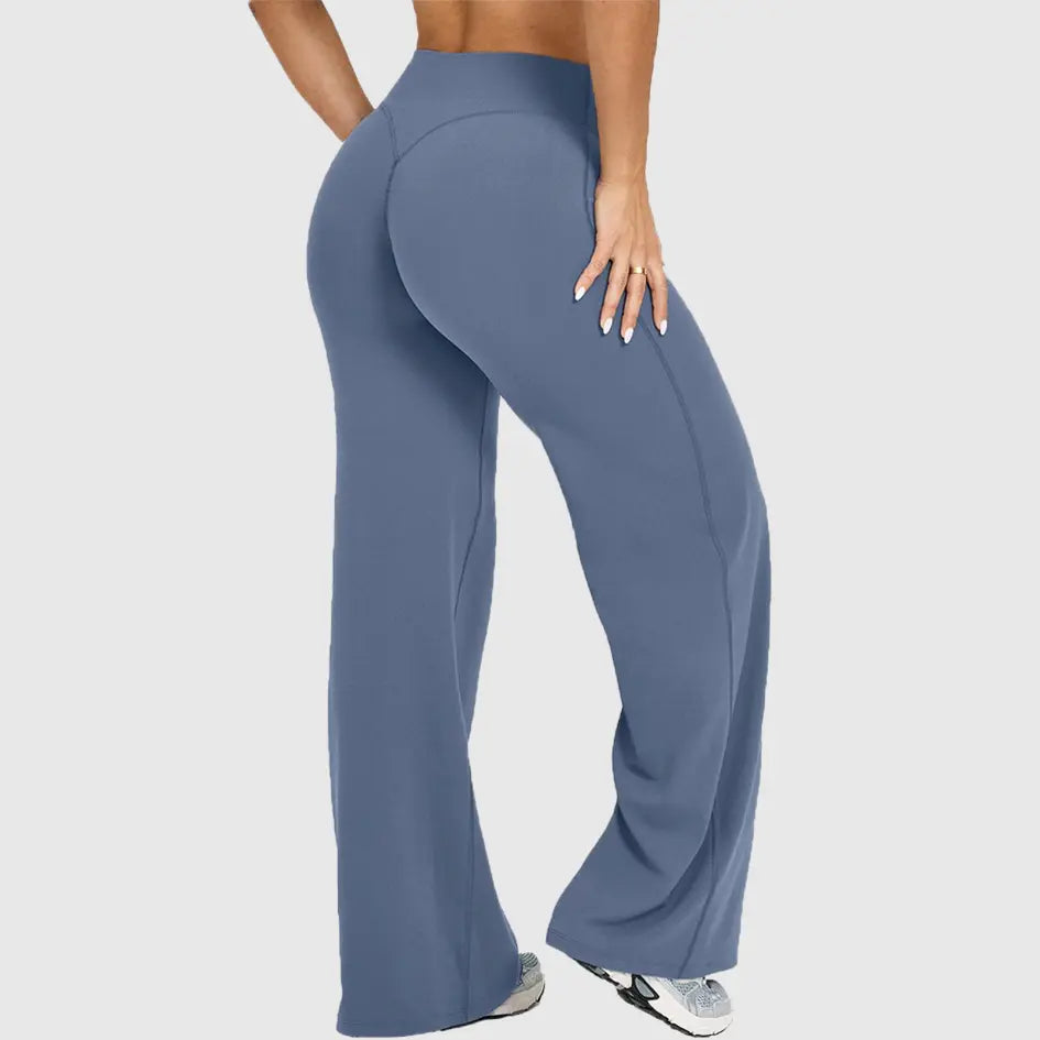 DENFY Softmotion Women's Straight Leg Fitness Leggings with 31" Inseam for Gym, Yoga, and Outdoor Activities