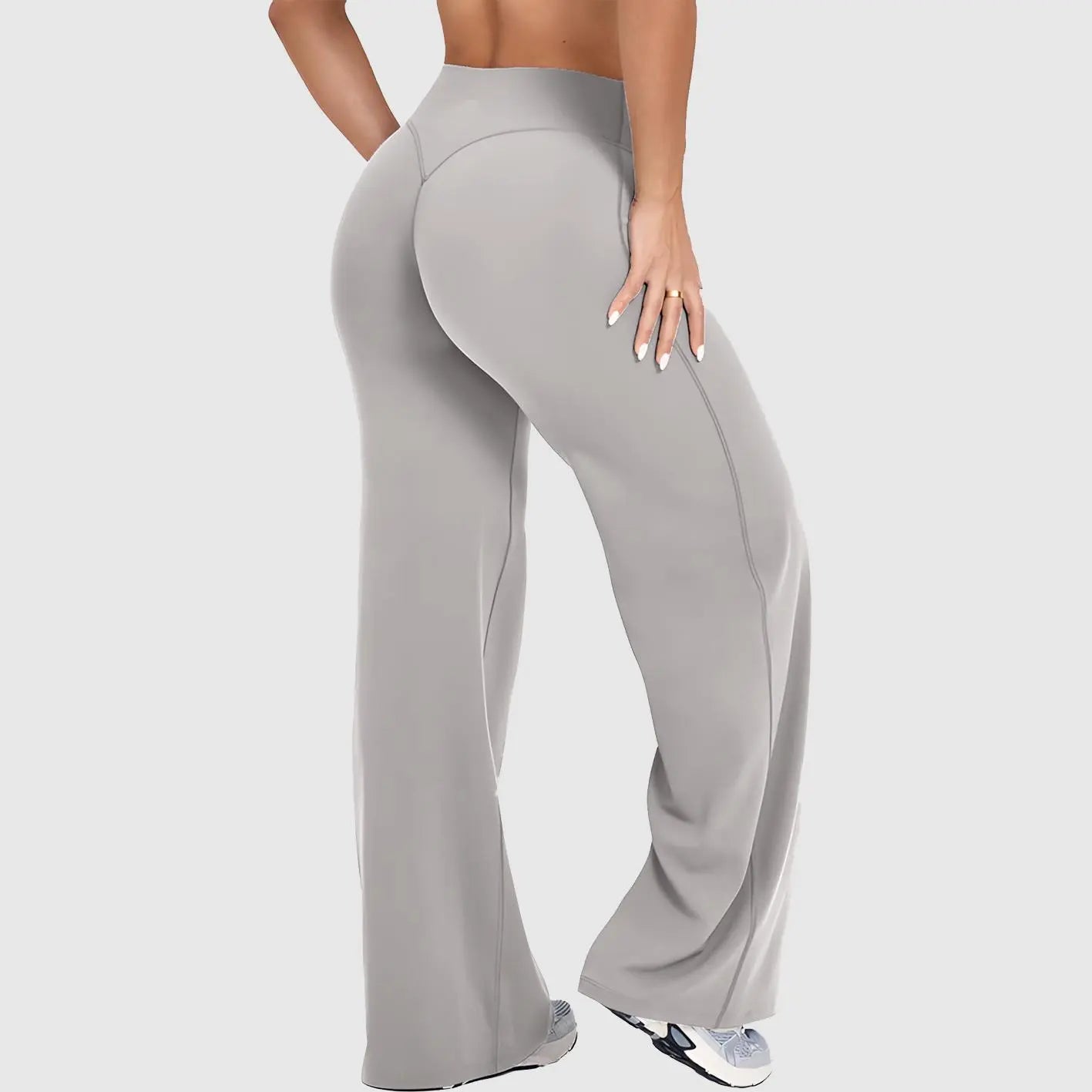 DENFY Softmotion Women's Straight Leg Fitness Leggings with 31" Inseam for Gym, Yoga, and Outdoor Activities