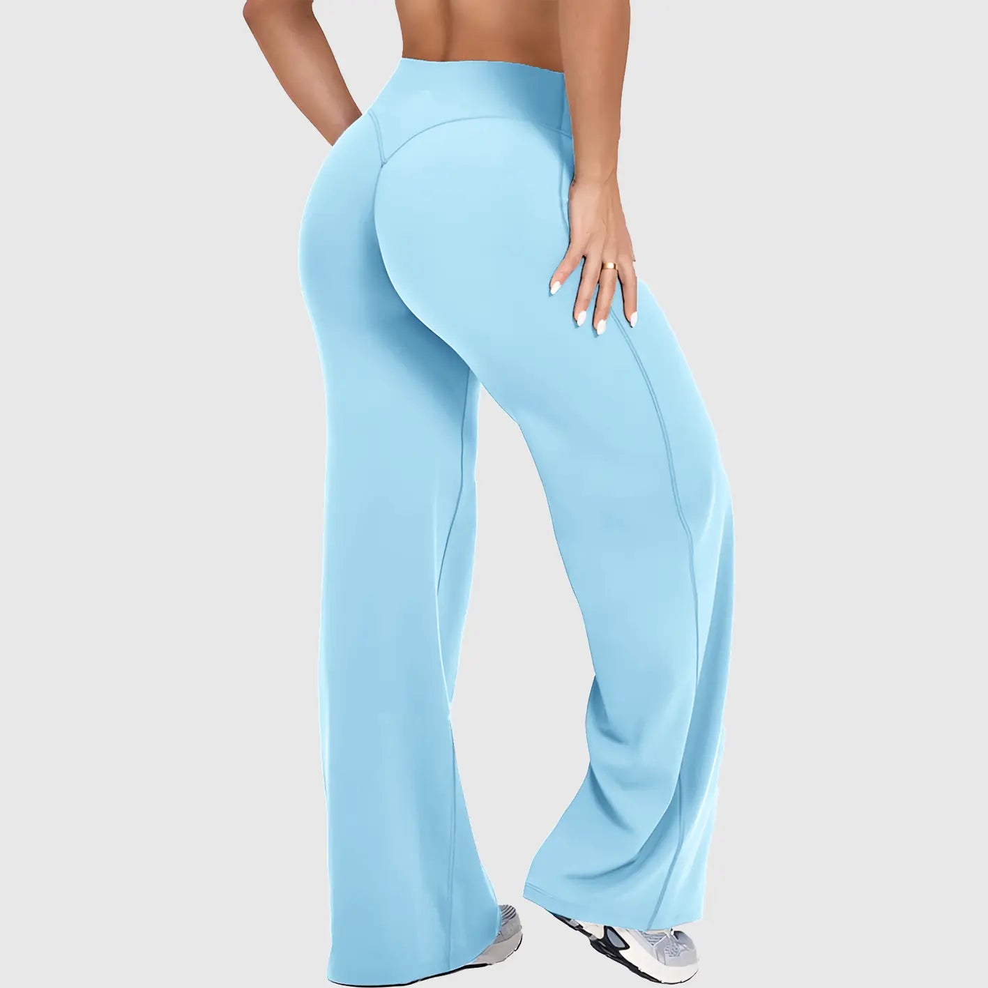 DENFY Softmotion Women's Straight Leg Fitness Leggings with 31" Inseam for Gym, Yoga, and Outdoor Activities