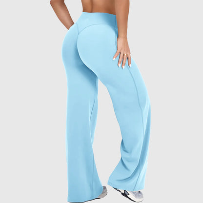 DENFY Softmotion Women's Straight Leg Fitness Leggings with 31" Inseam for Gym, Yoga, and Outdoor Activities