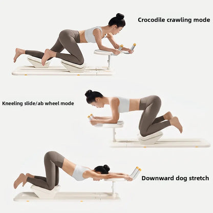 Multi-Functional Ab Workout Board - Versatile Detachable Back Twisting Abdominal Trainer with Adjustable Features for Stair Climbing, Leg Stretching, and Core Muscle Activation