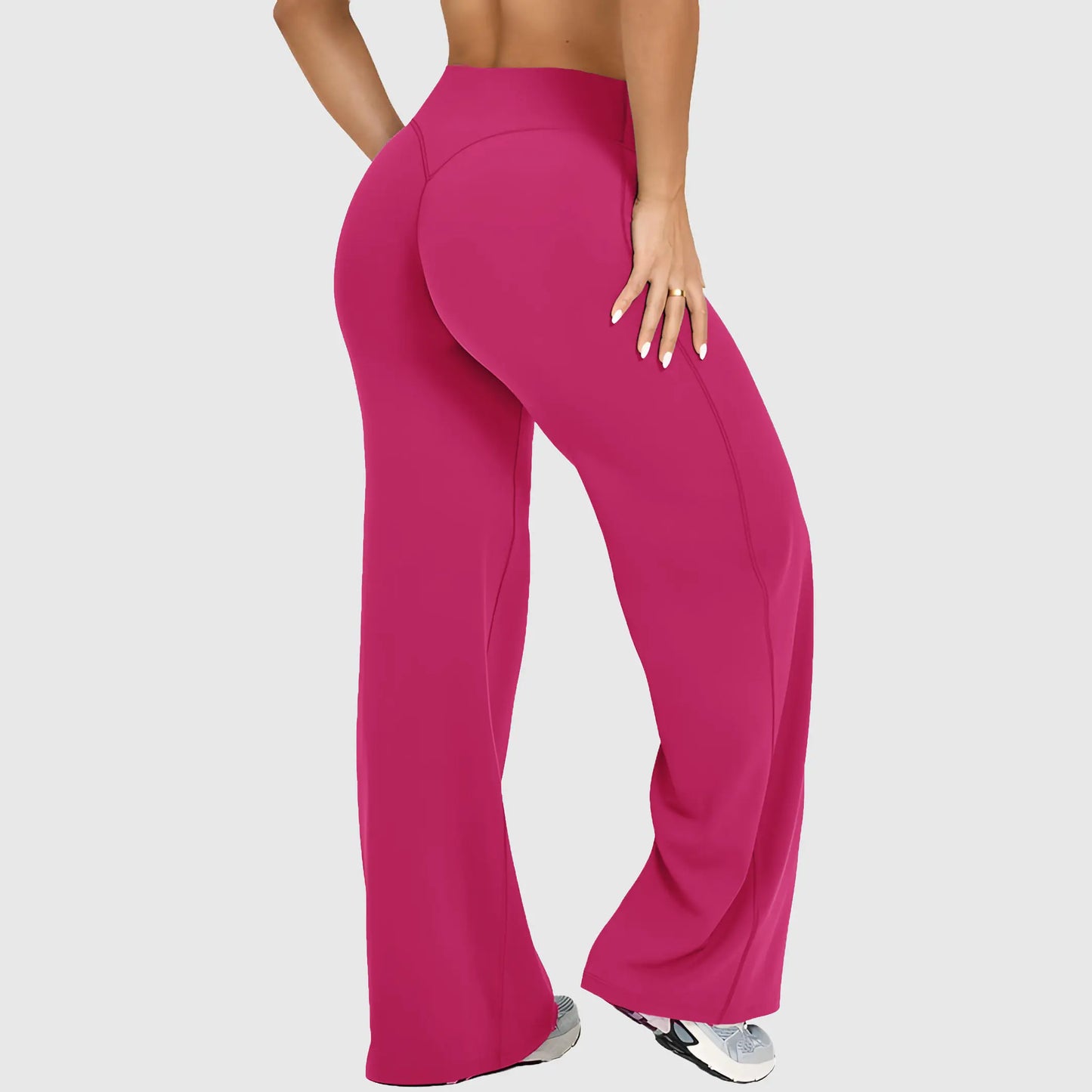 DENFY Softmotion Women's Straight Leg Fitness Leggings with 31" Inseam for Gym, Yoga, and Outdoor Activities