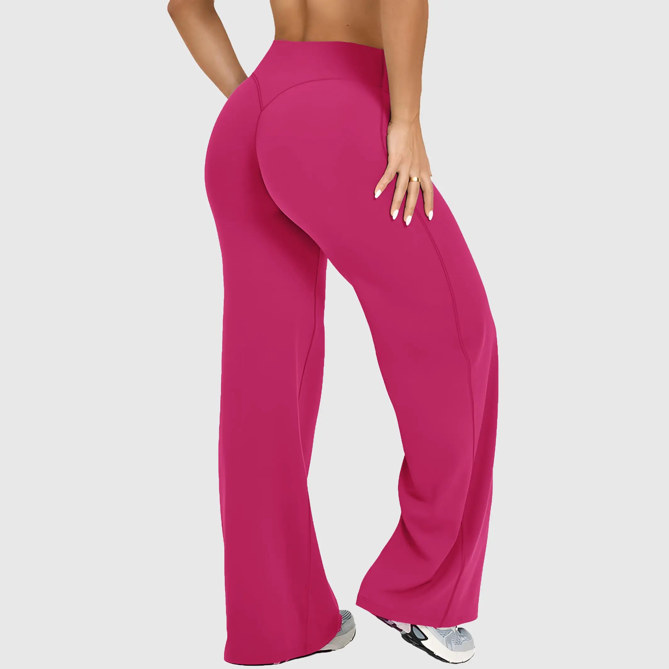 DENFY Softmotion Women's Straight Leg Fitness Leggings with 31" Inseam for Gym, Yoga, and Outdoor Activities