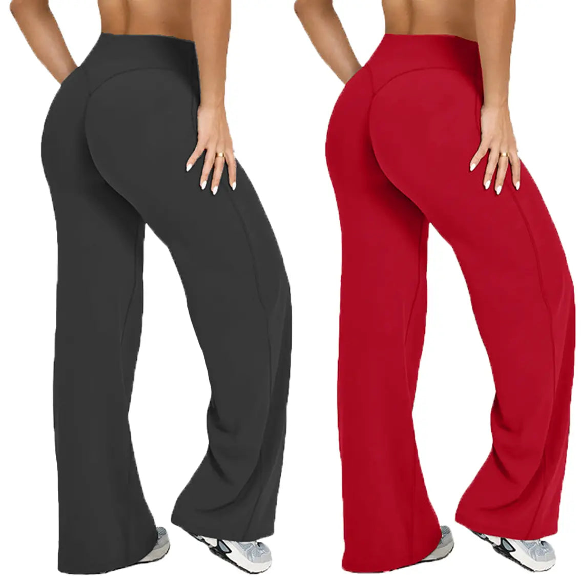 DENFY Softmotion Women's Straight Leg Fitness Leggings with 31" Inseam for Gym, Yoga, and Outdoor Activities